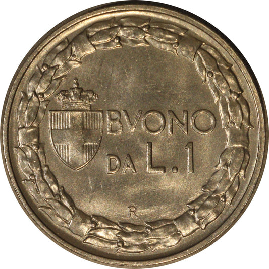 Italy 1922 Lira KM -62 High Grade