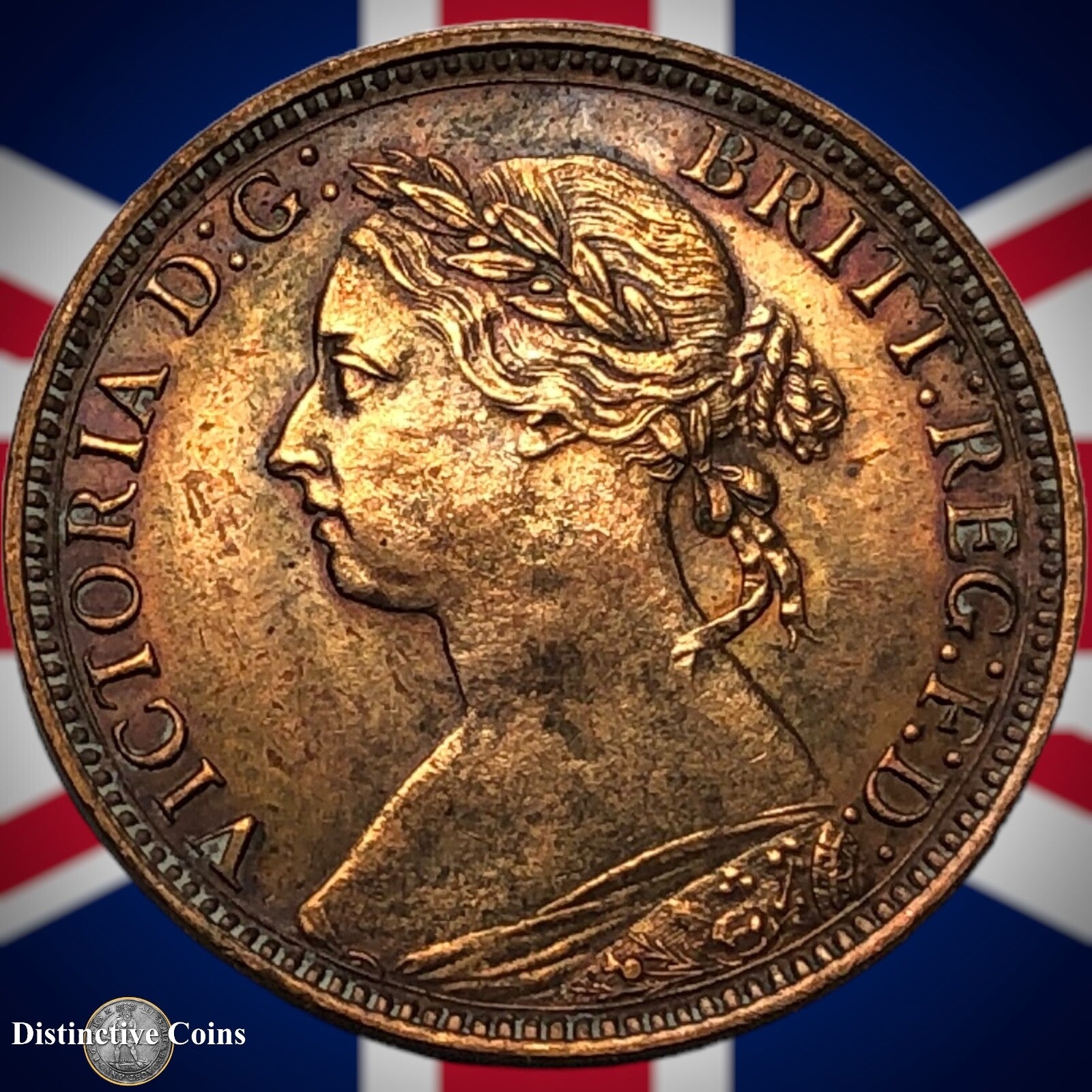 Great Britain 1882 H Farthing 1/4d GB4048