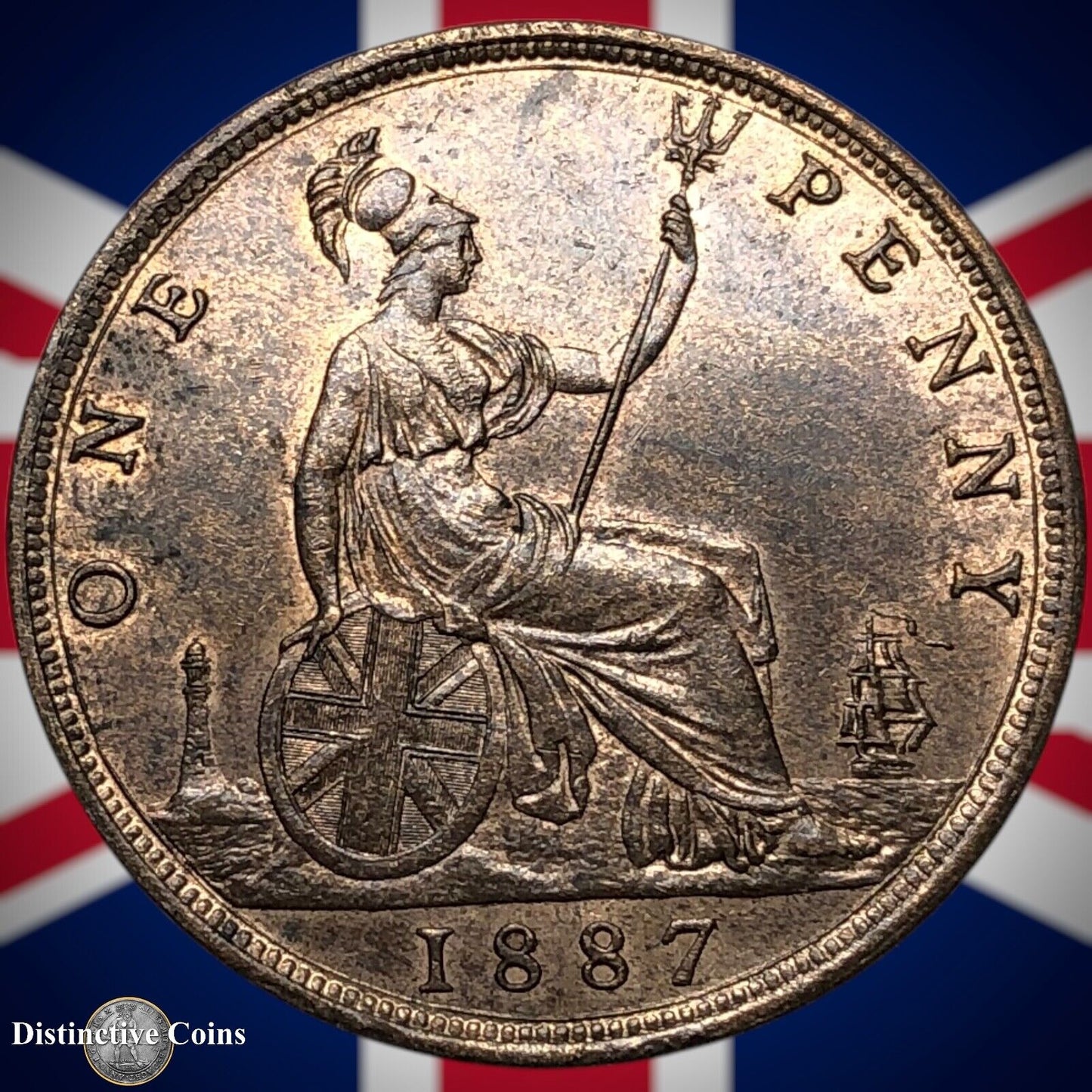 Great Britain 1887 Penny 1d GB6476
