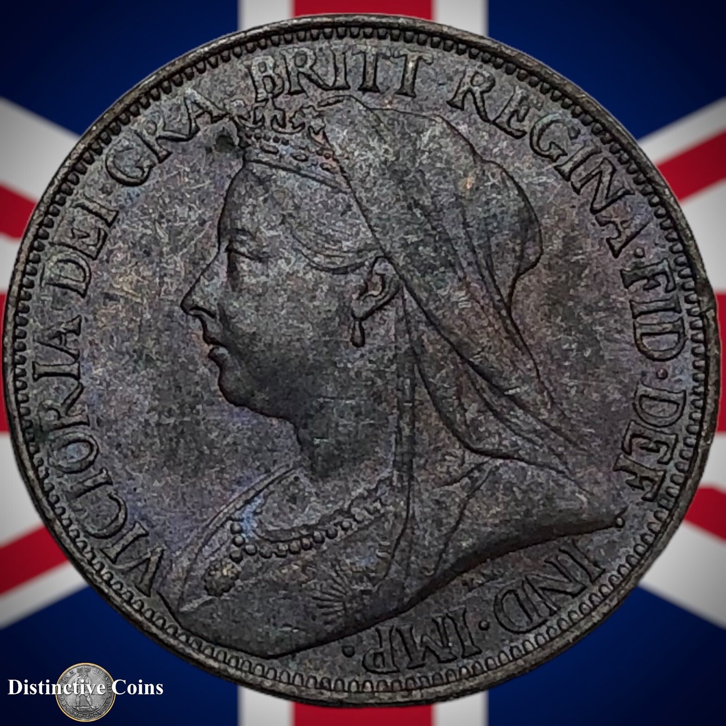 Great Britain 1901 Farthing 1/4d GB4493