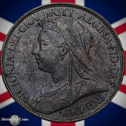 Great Britain 1901 Farthing 1/4d GB4493