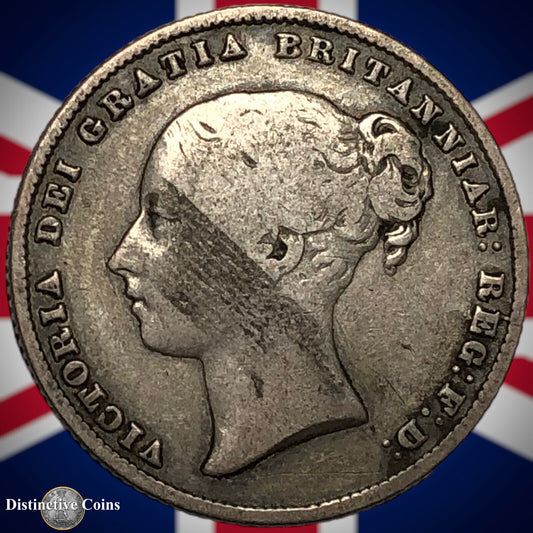 Great Britain 1859 British One Shilling GB0244