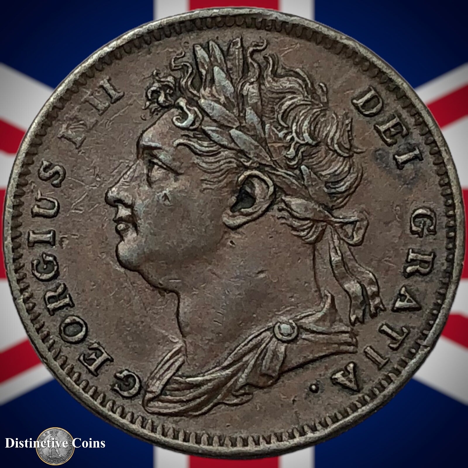 Great Britain 1825 Farthing 1/4d GB3292