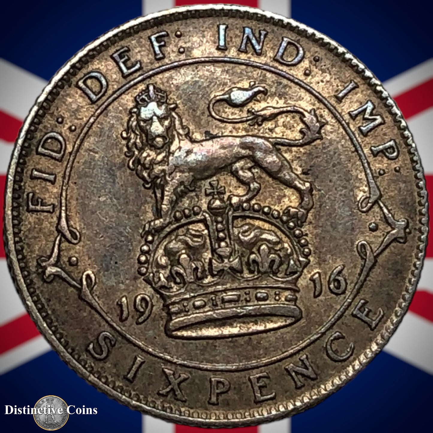 Great Britain 1916 Six Pence GB1605