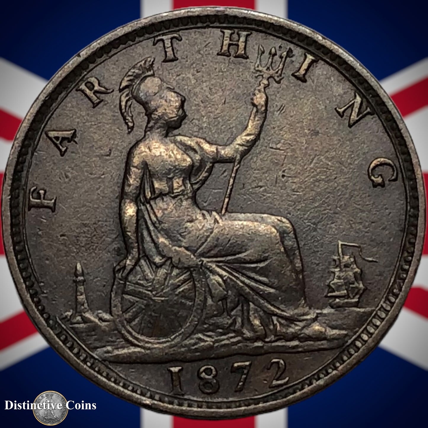 Great Britain 1872 Farthing 1/4d GB3655