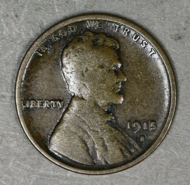 US 1915 S Lincoln Wheat Penny  A3035