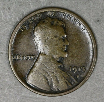 US 1915 S Lincoln Wheat Penny  A3035