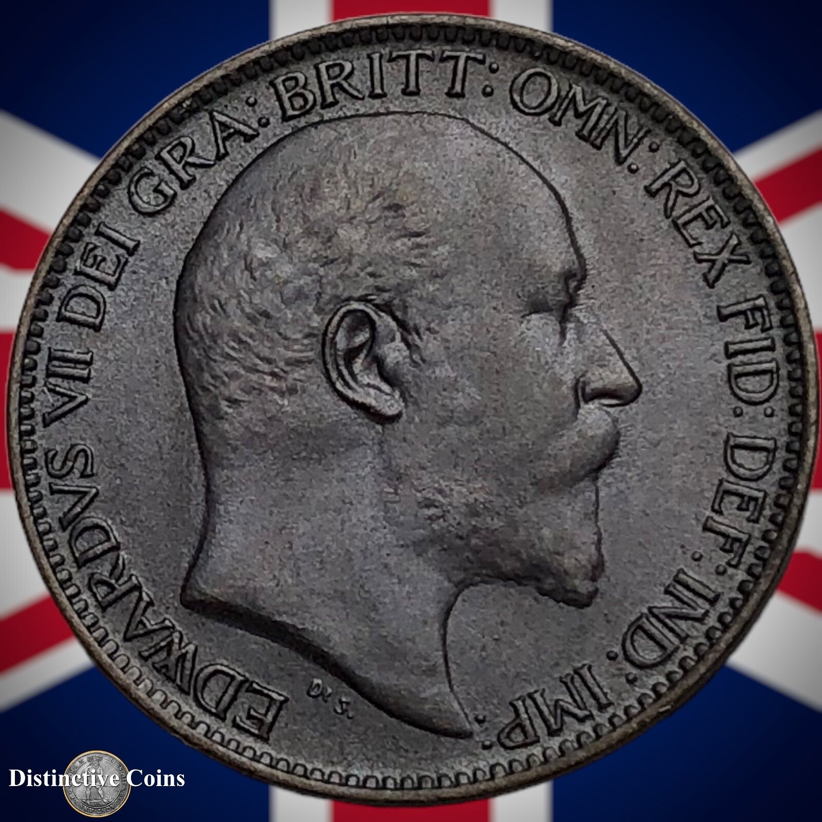 Great Britain 1907 Farthing 1/4d GB4608