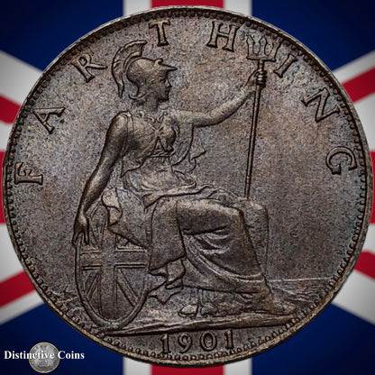 Great Britain 1901 Farthing 1/4d GB4499