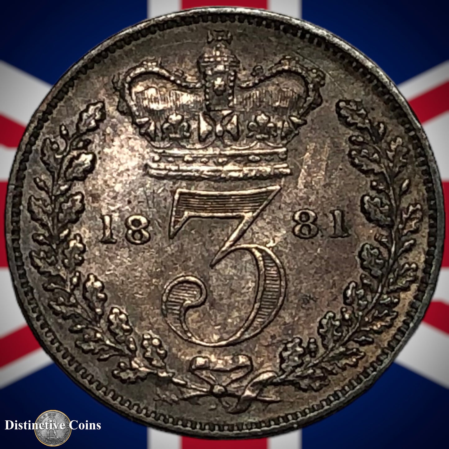 Great Britain 1881 Three Pence GB1917