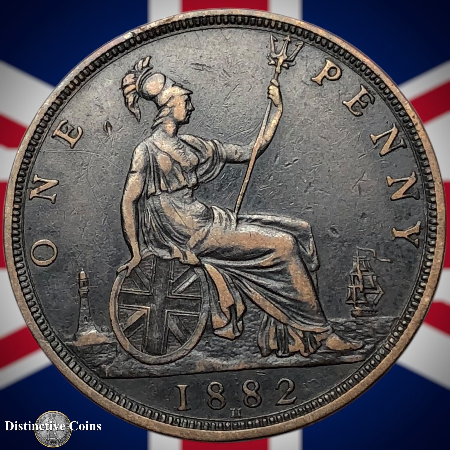 Great Britain 1882 H Penny 1d GB6438
