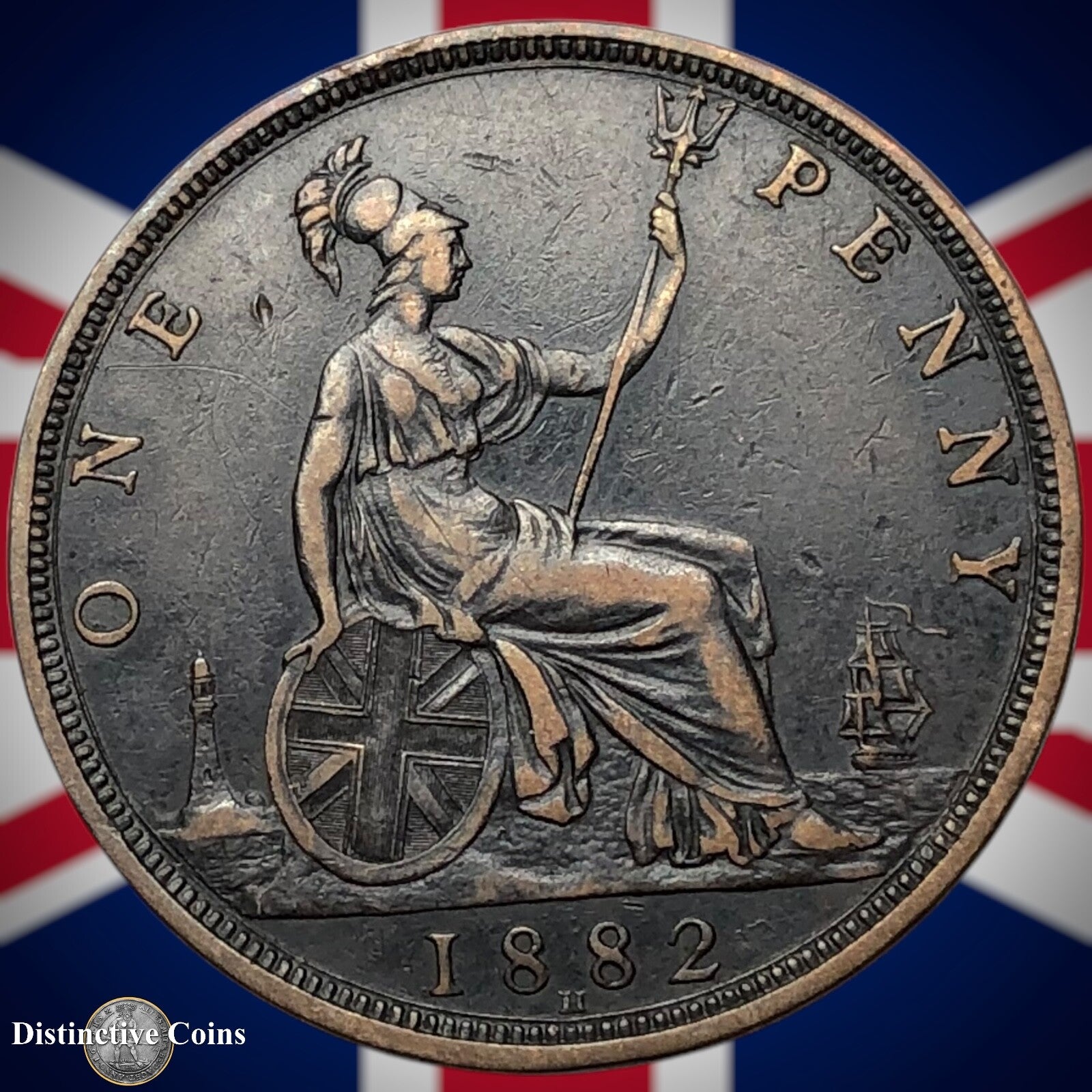 Great Britain 1882 H Penny 1d GB6438