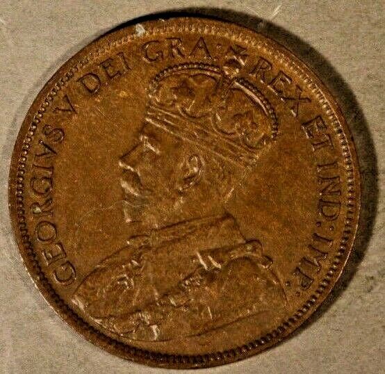 1917C Newfoundland Canada Large Cent Very High Quality