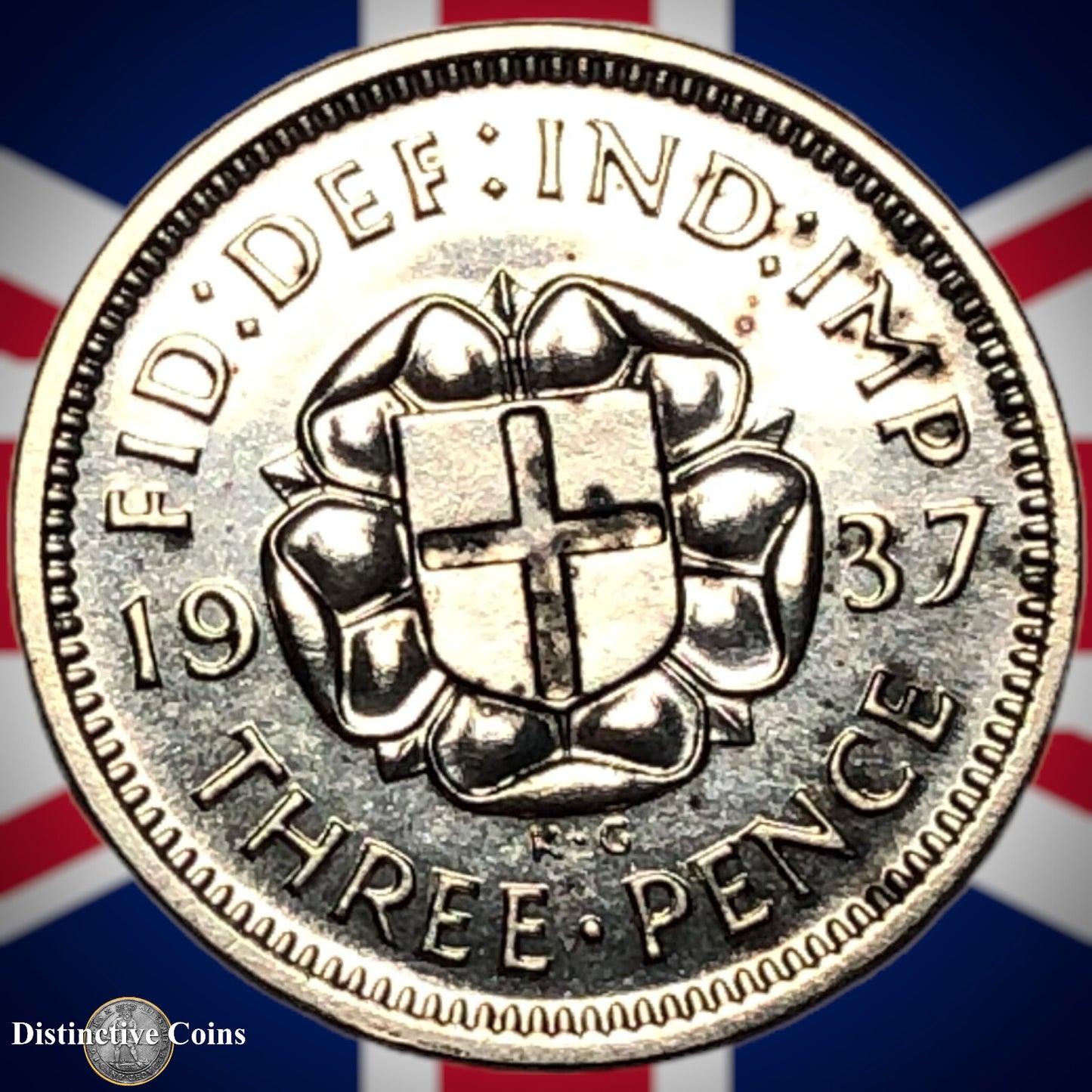 Great Britain 1937 Proof Three Pence GB2299