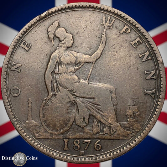 Great Britain 1876 H Penny 1d GB6372
