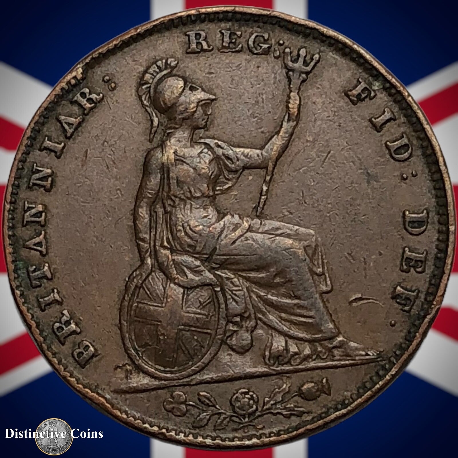 Great Britain 1853 Farthing 1/4d GB3447