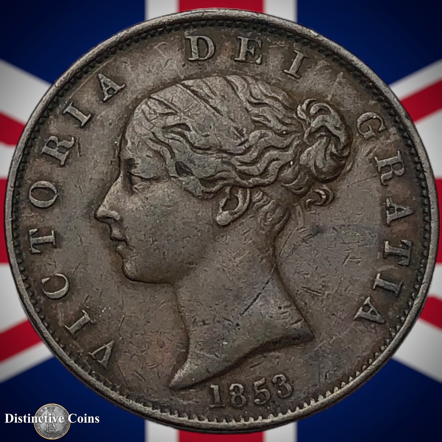 Great Britain 1853 Half Penny 1/2d GB5246