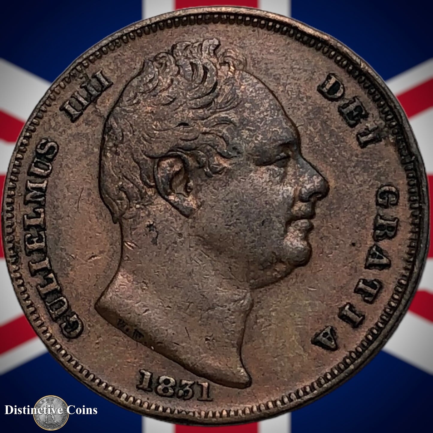 Great Britain 1831 Farthing 1/4d GB3349