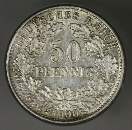 Germany 1900 J 50 Pfennig XF   A2730