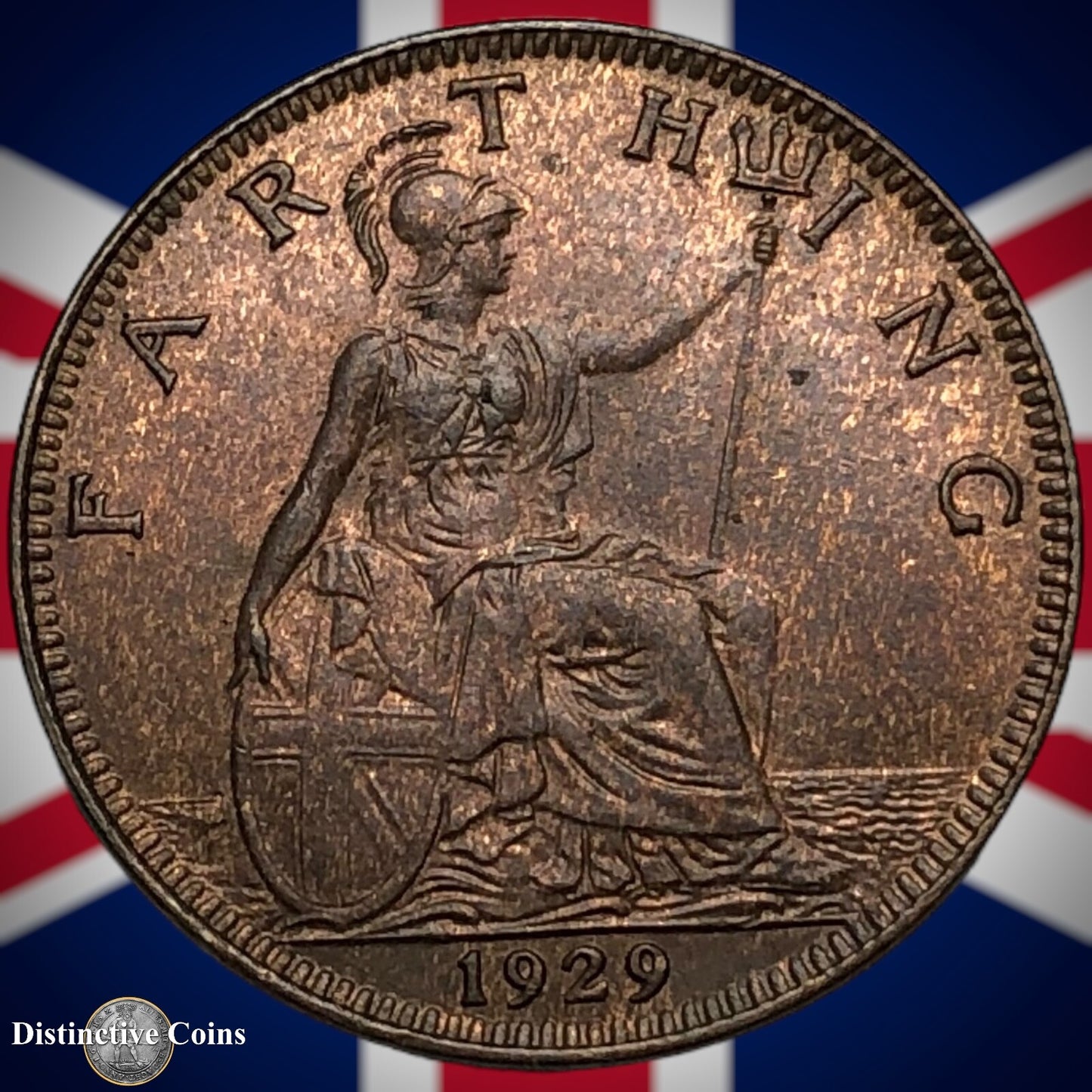Great Britain 1929 Farthing 1/4d GB4884
