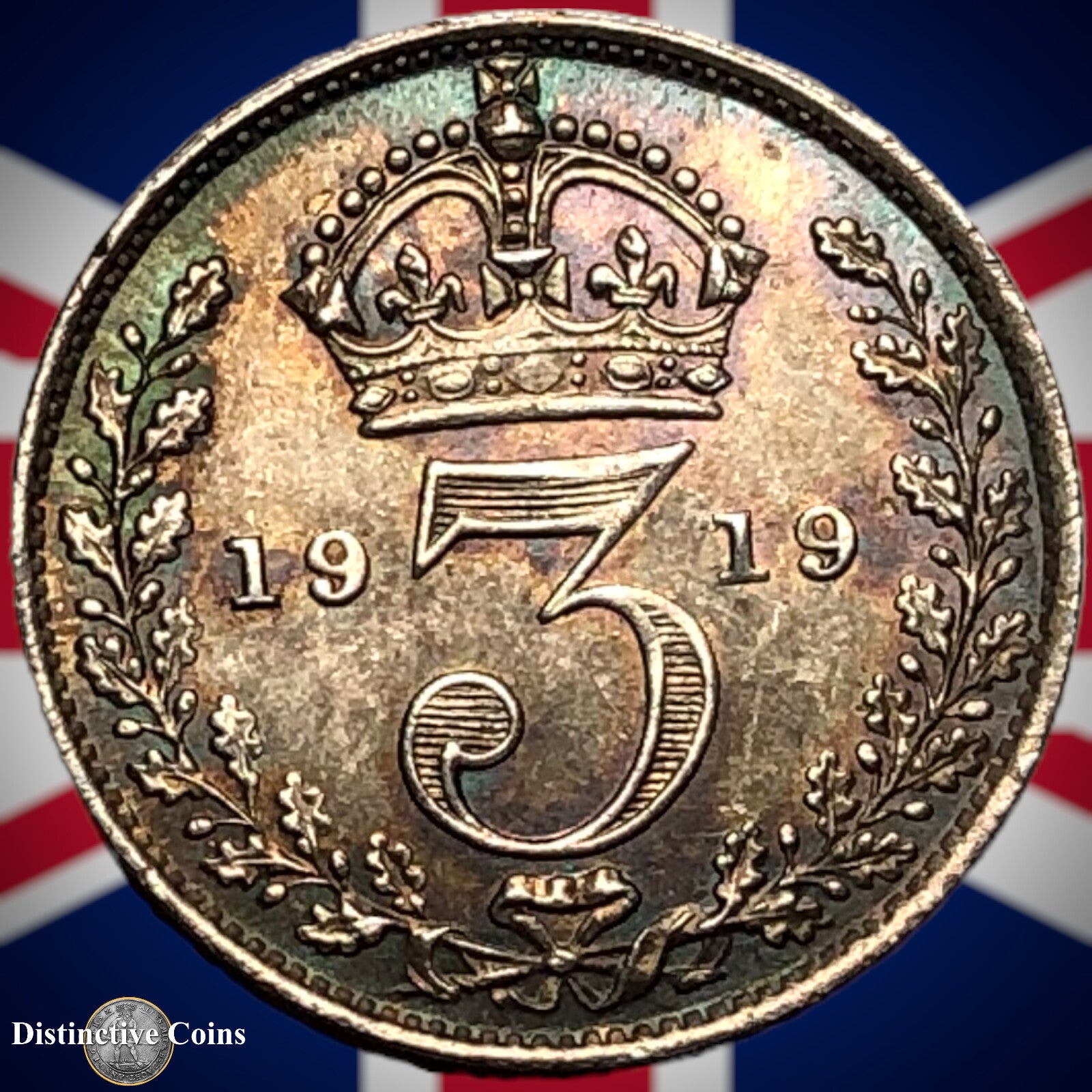 Great Britain 1919 Three Pence GB2182