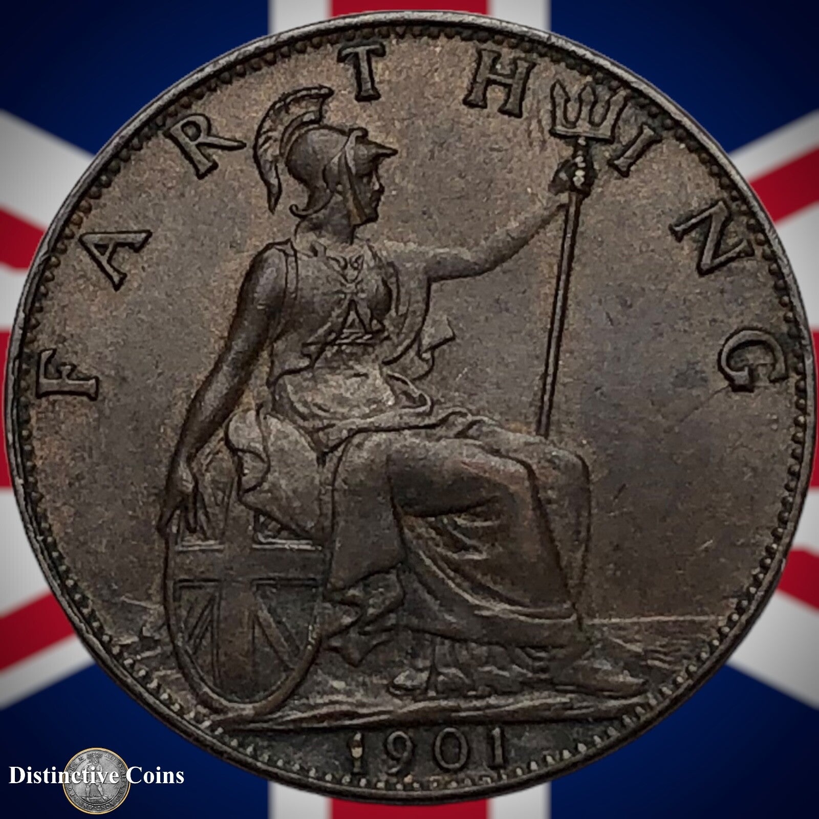 Great Britain 1901 Farthing 1/4d GB4482