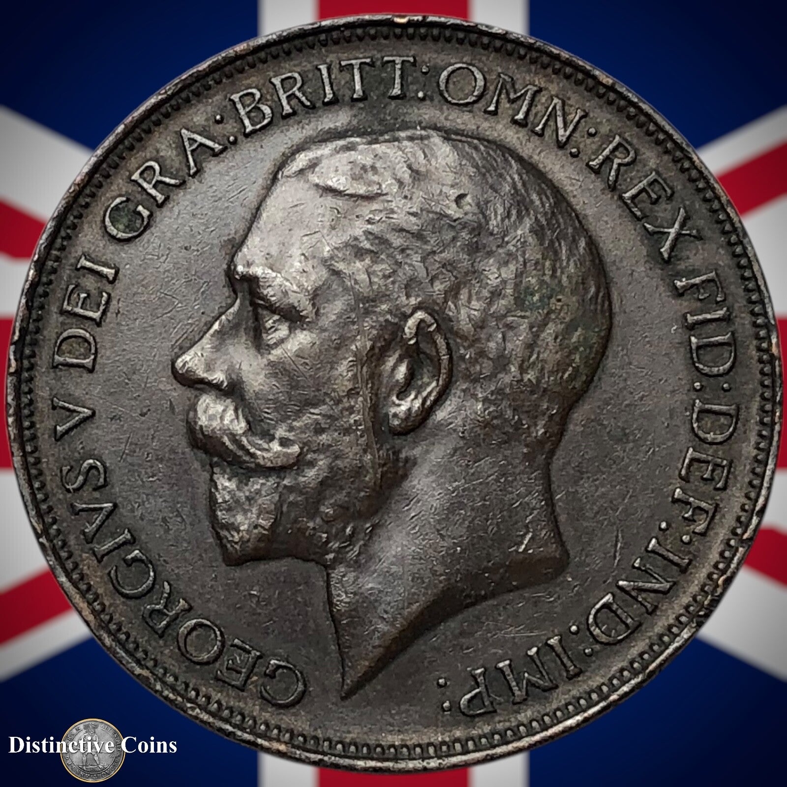 Great Britain 1912 H Penny 1d GB6802