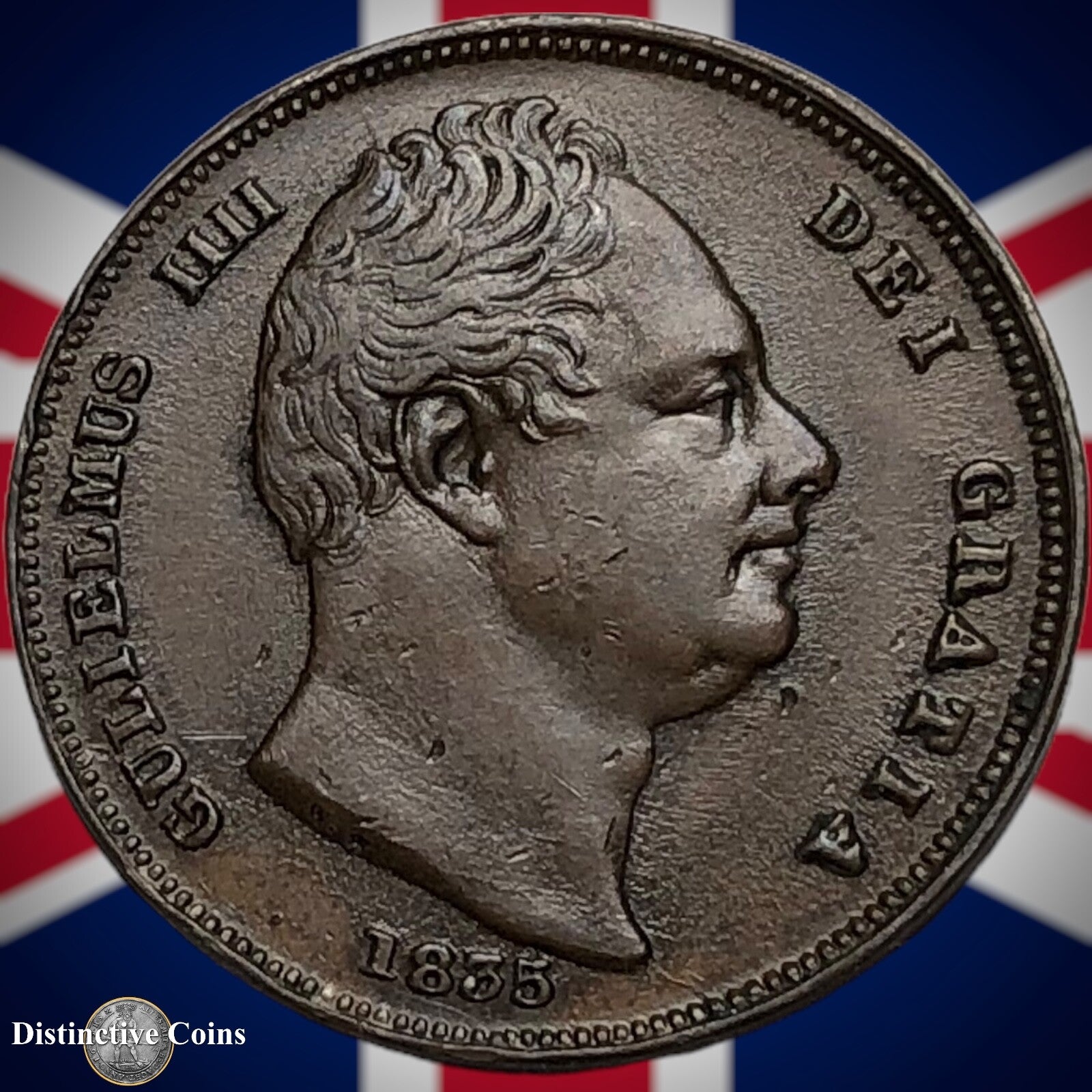 Great Britain 1835 Farthing 1/4d GB3384