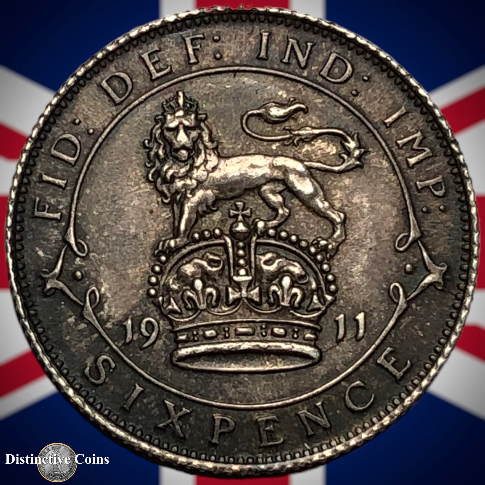 Great Britain 1911 Six Pence GB1562