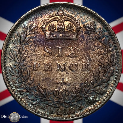 Great Britain 1890 Six Pence GB2744