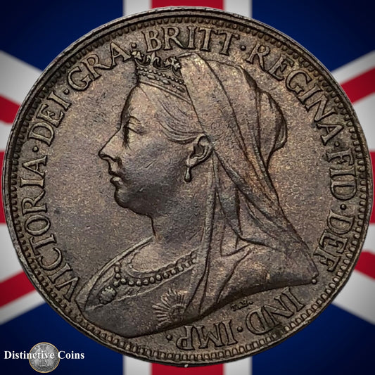 Great Britain 1897 Farthing 1/4d GB4452