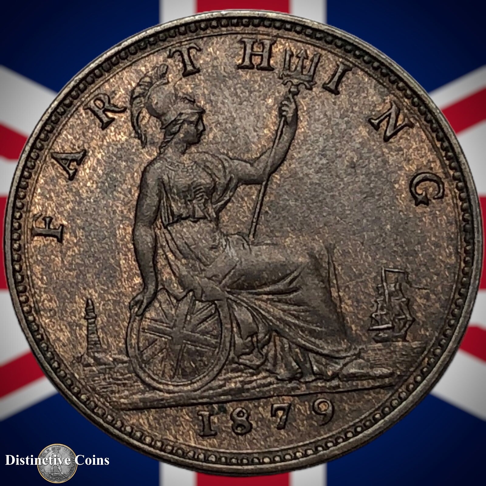 Great Britain 1879 Farthing 1/4d GB3826
