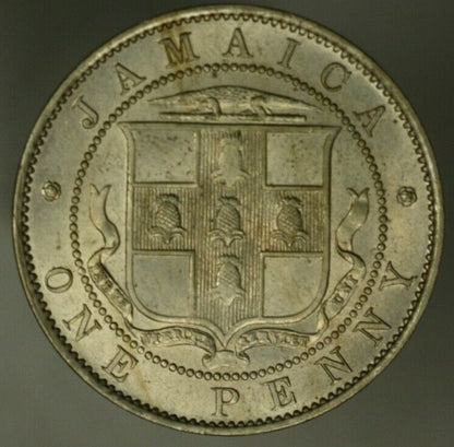 Jamaica  Penny 1928  Choice UNC   A1960
