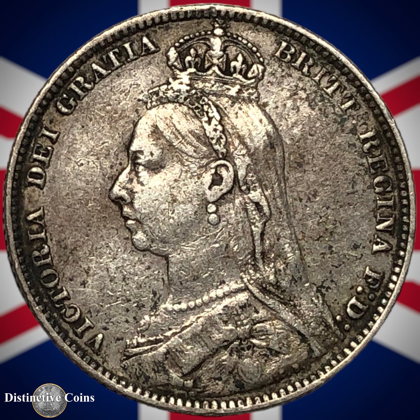 Great Britain 1890 British One Shilling GB0561