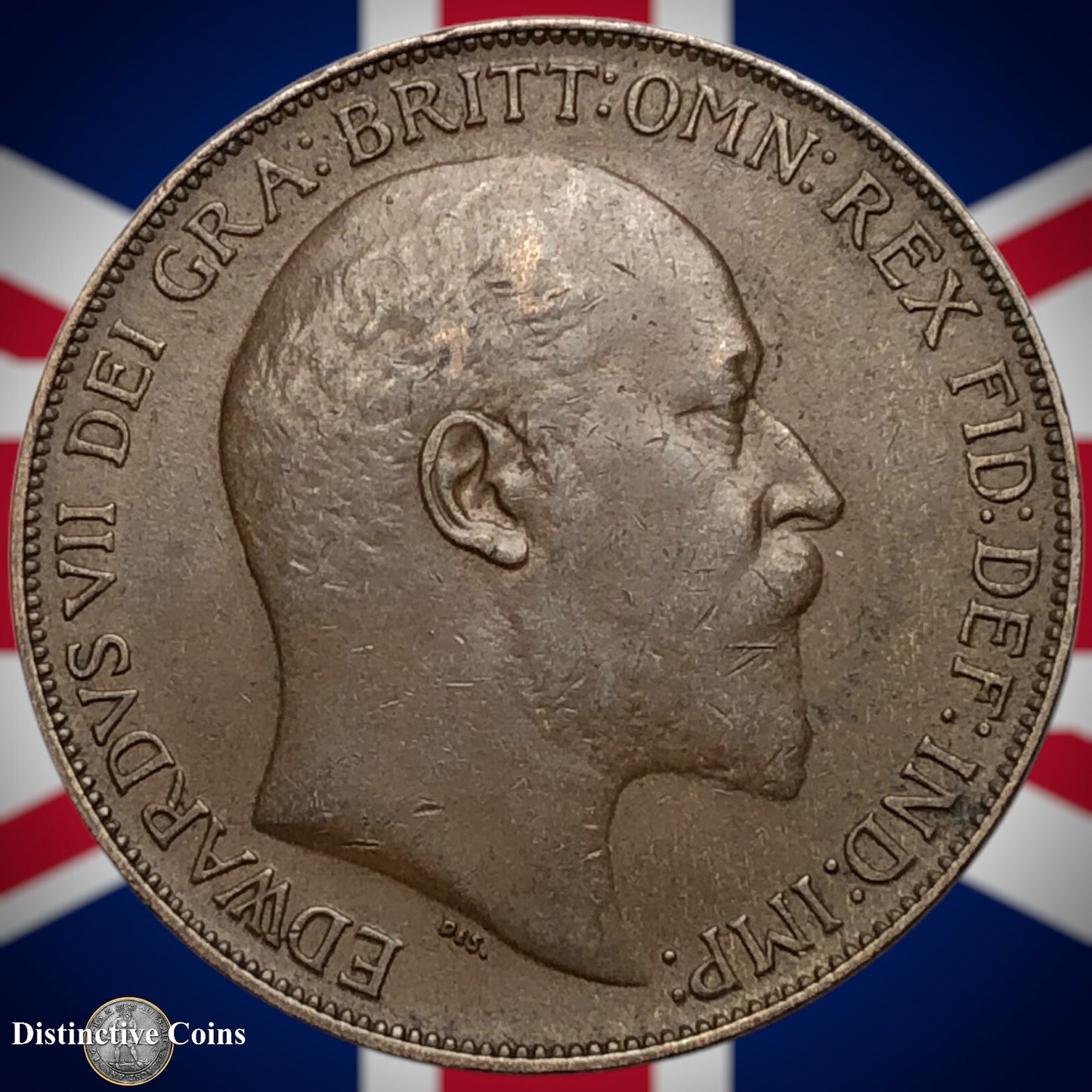 Great Britain 1908 Penny 1d GB6703