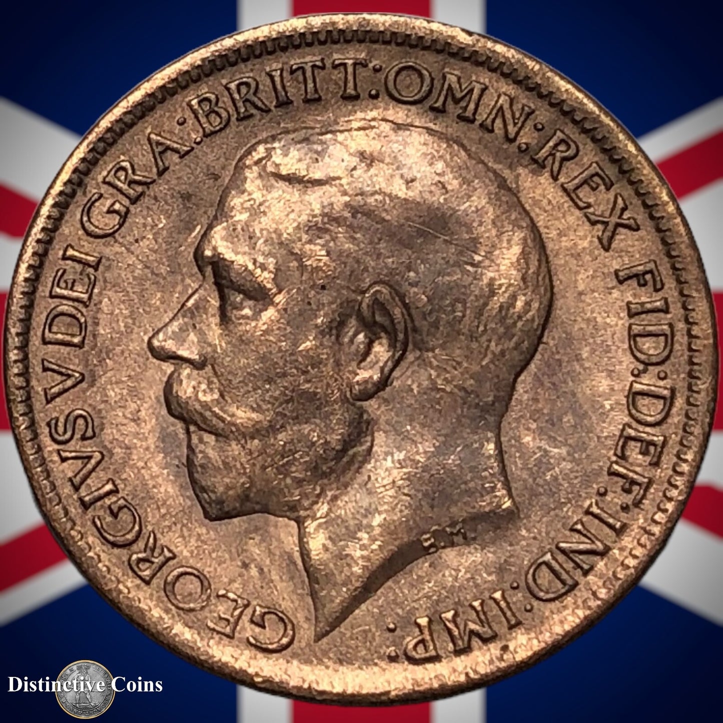 Great Britain 1919 Farthing 1/4d GB4738