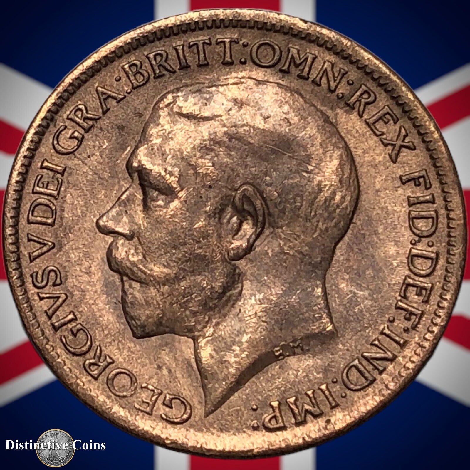 Great Britain 1919 Farthing 1/4d GB4738