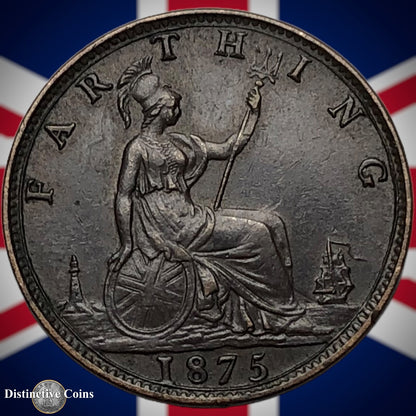 Great Britain 1875 Farthing 1/4d GB3735