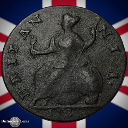 Great Britain 1735 Half Penny 1/2d GB5058