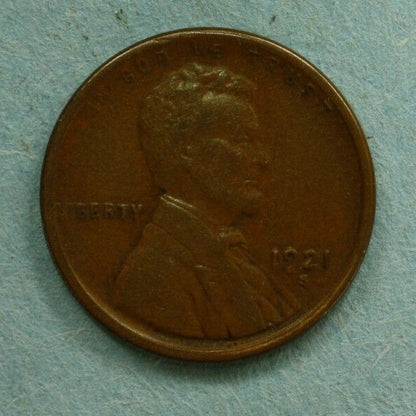 1921 S Lincoln Cent United States U069