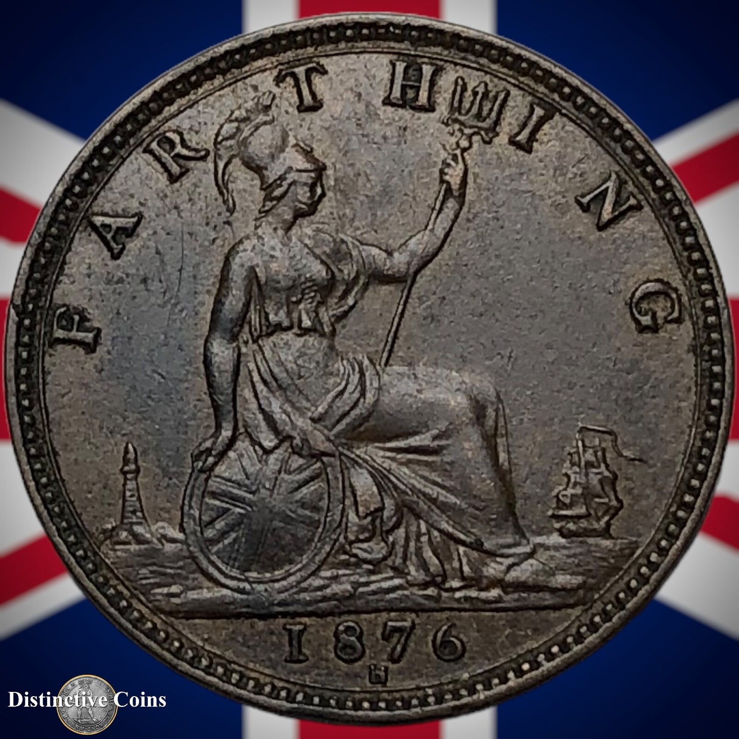 Great Britain 1876 H Farthing 1/4d GB3776