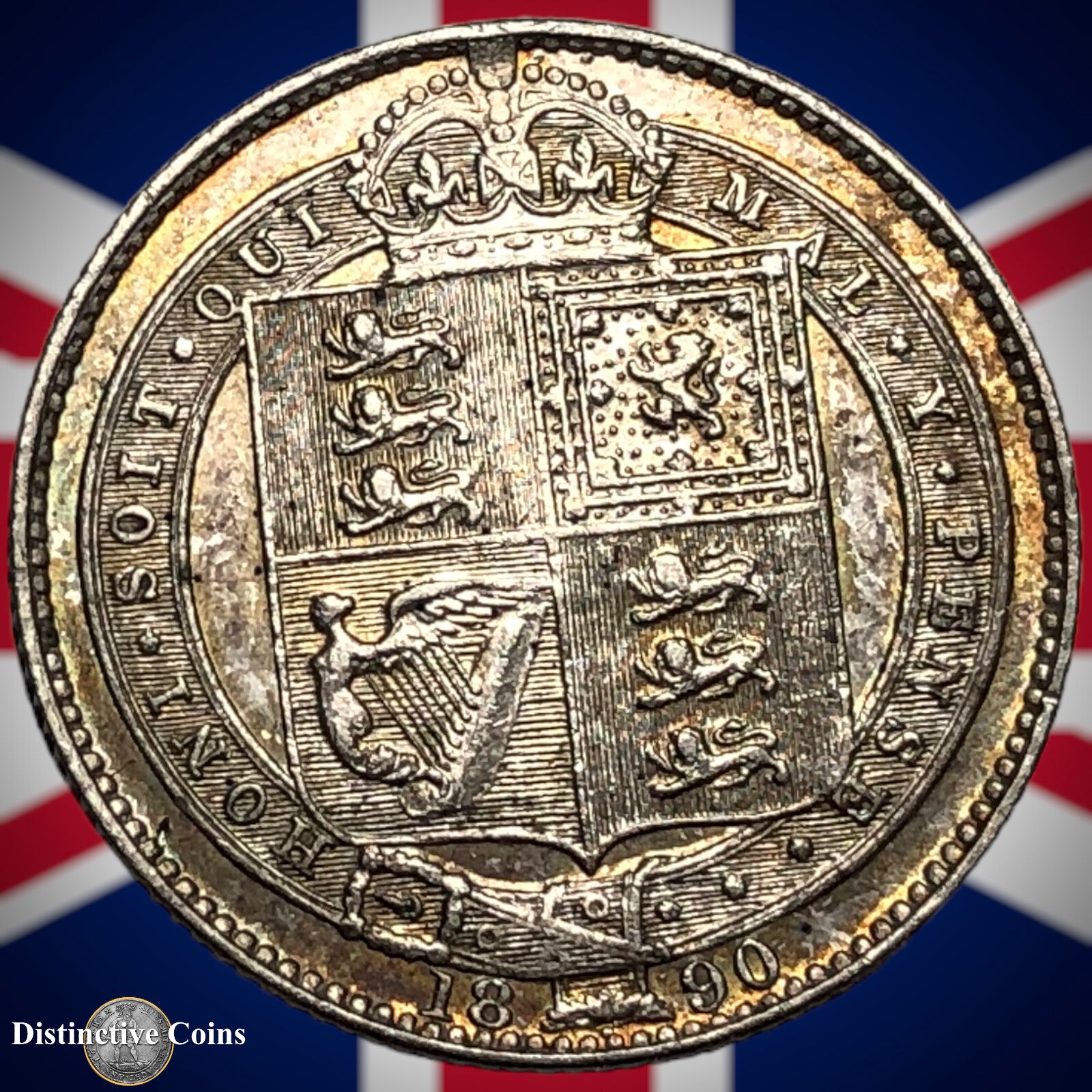 Great Britain 1890 British One Shilling GB0574