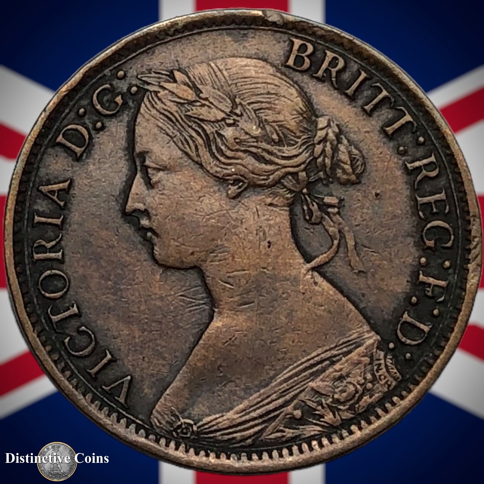 Great Britain 1867 Farthing 1/4d GB3599