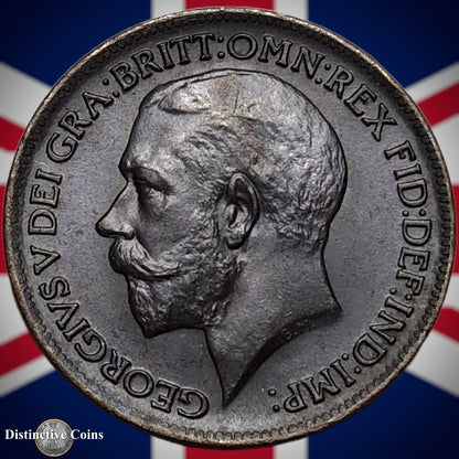 Great Britain 1913 Farthing 1/4d GB4670