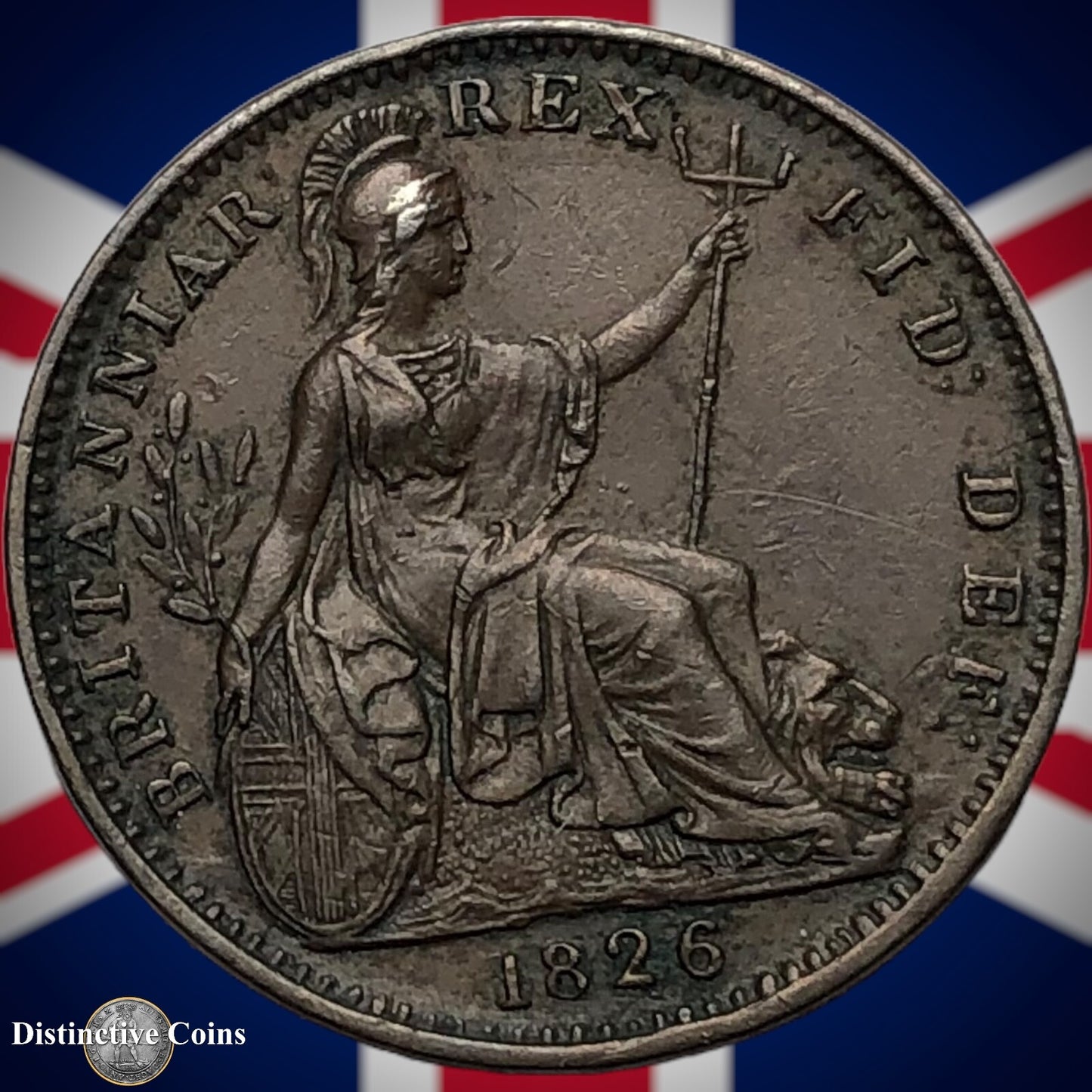 Great Britain 1826 Farthing 1/4d GB3327