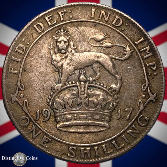 Great Britain 1917 One Shilling GB0996