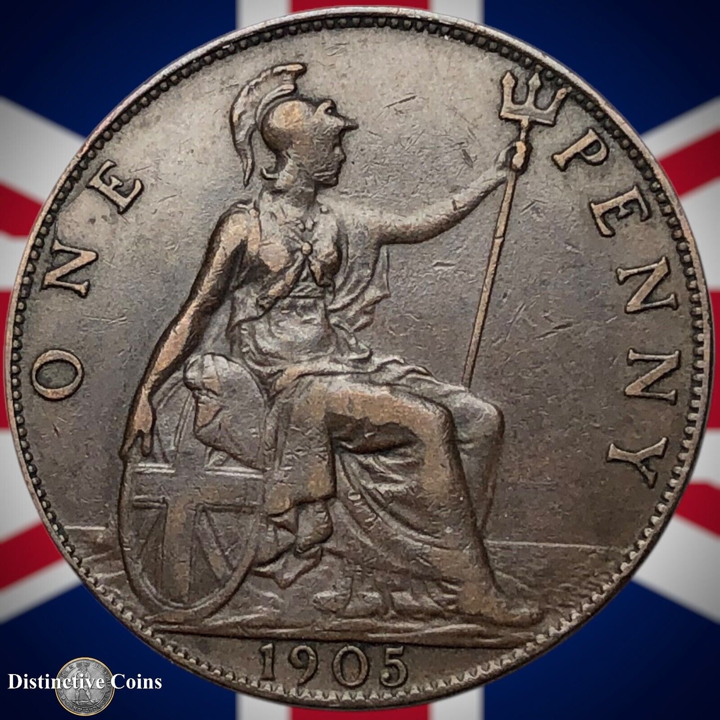 Great Britain 1905 Penny 1d GB6672