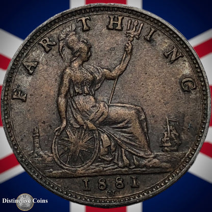 Great Britain 1881 H Farthing 1/4d GB3930