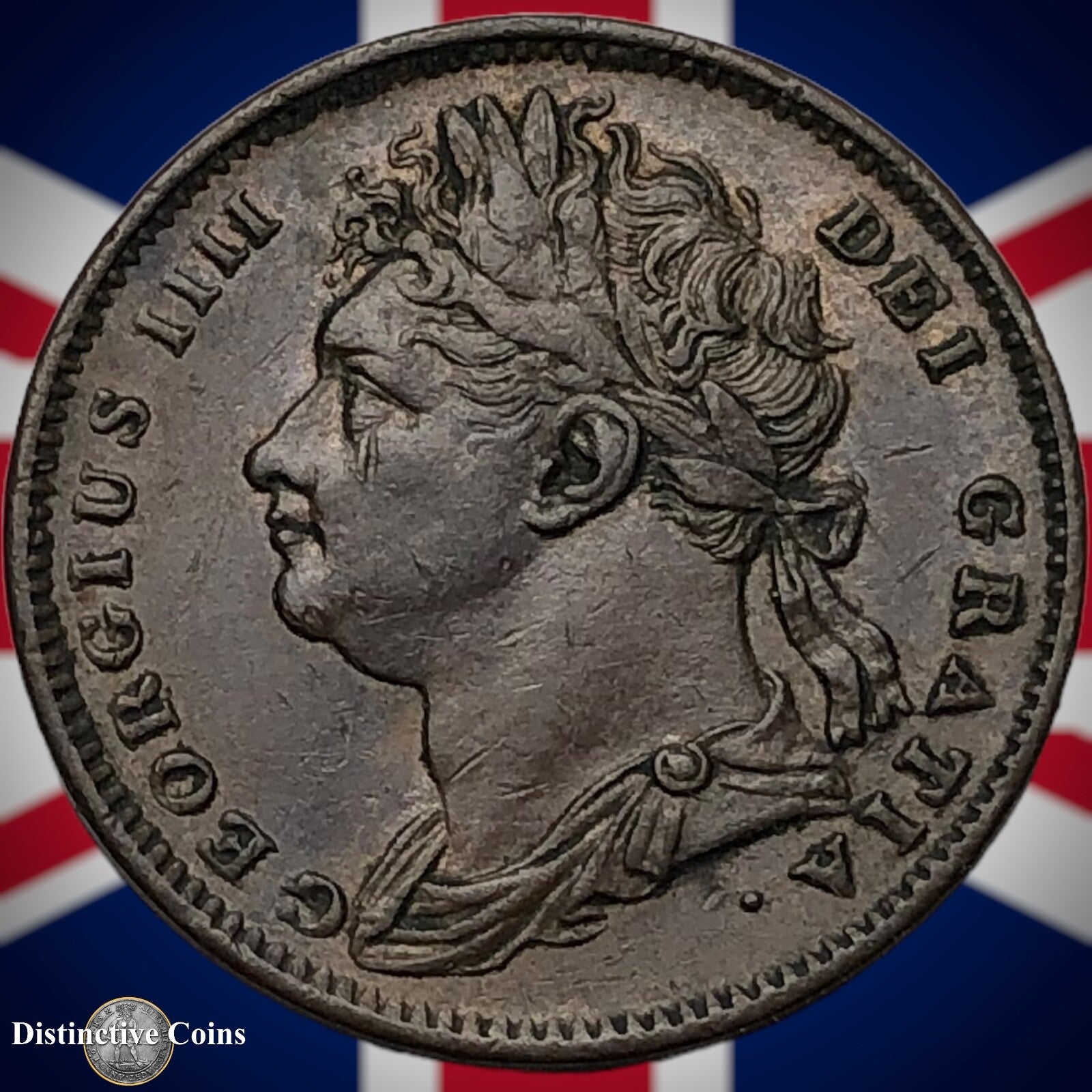 Great Britain 1825 Farthing 1/4d GB3290