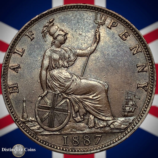Great Britain 1887 Half Penny 1/2d GB5617